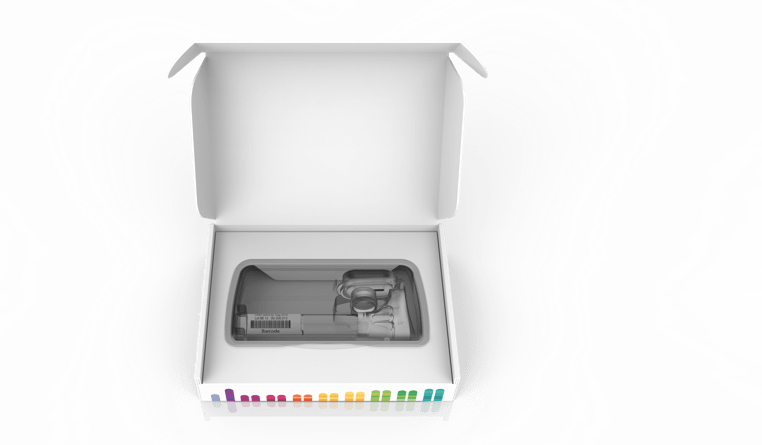 open 23andMe DNA test kit