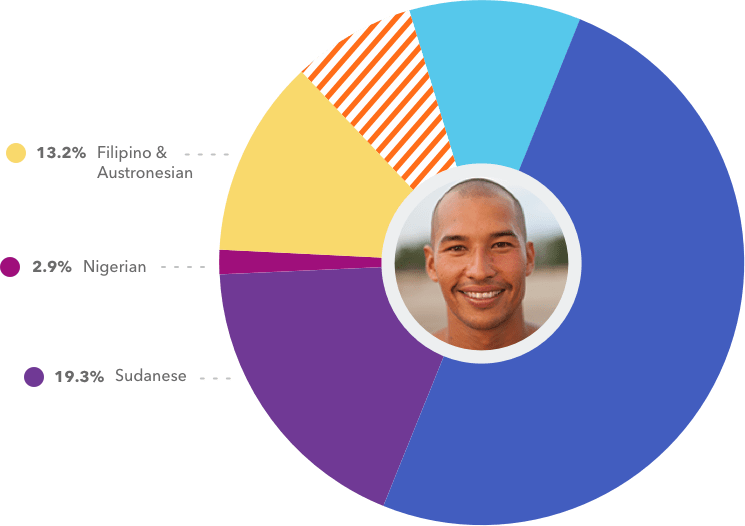 My Dna Pie Chart