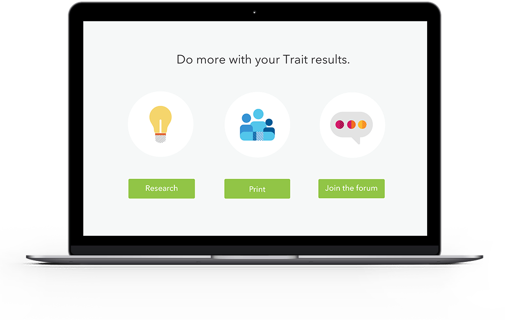 sample action: learn about genetic traits