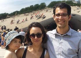 Adriano Ferrari and Jessica Lafleur